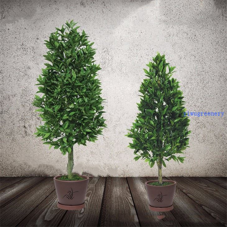 bay laurel artificial topiary tree